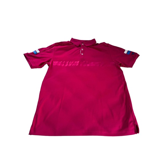 Callaway Other - Callaway Polo Shirt Mens Golf Short Sleeve Opti Dri Red LARGE
